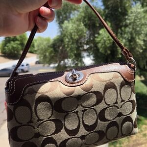 NWT Authentic Coach Wristlet/Mini Purse